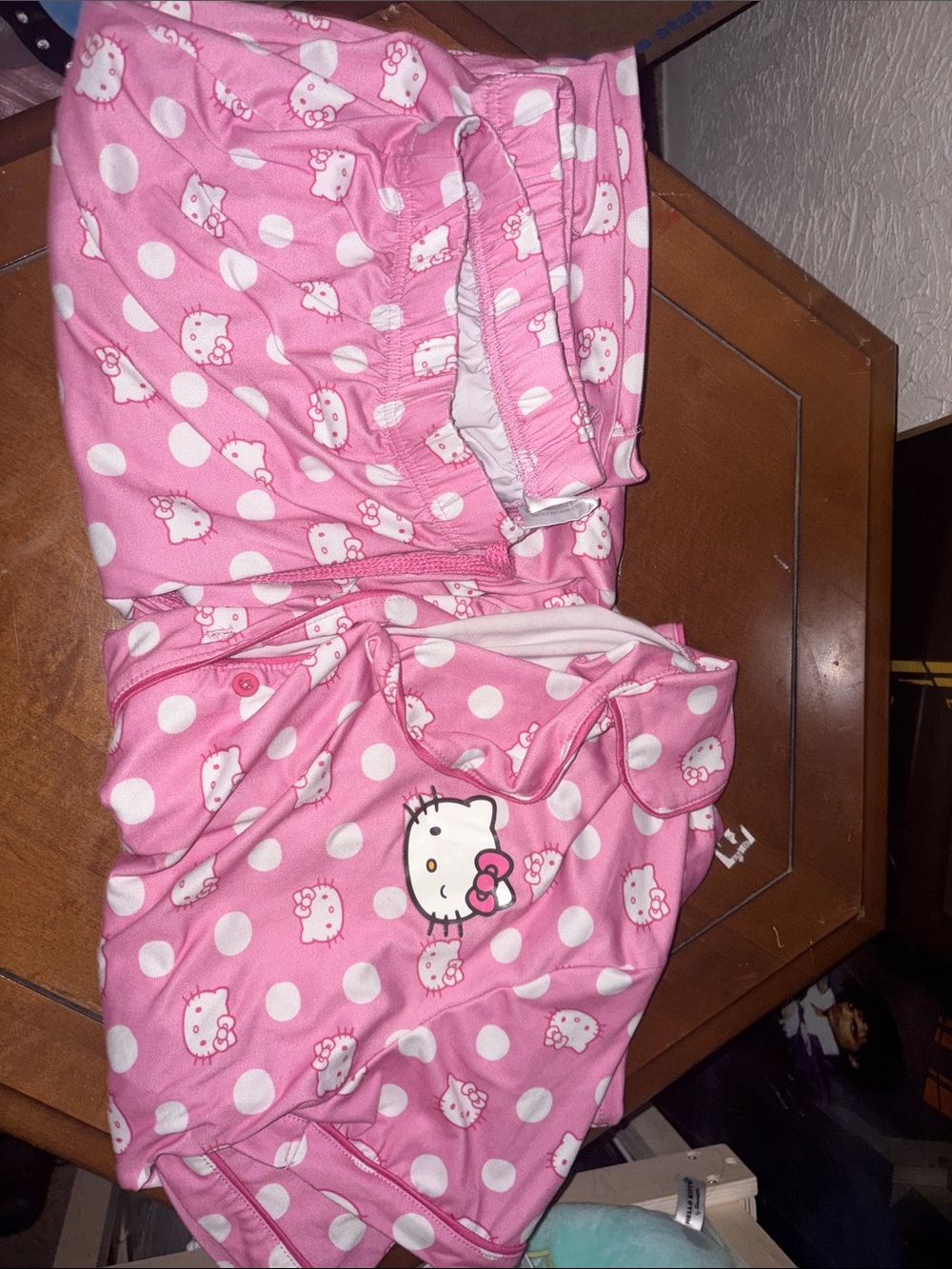Pink Hello Kitty Polka Dot women’s Pajama Set